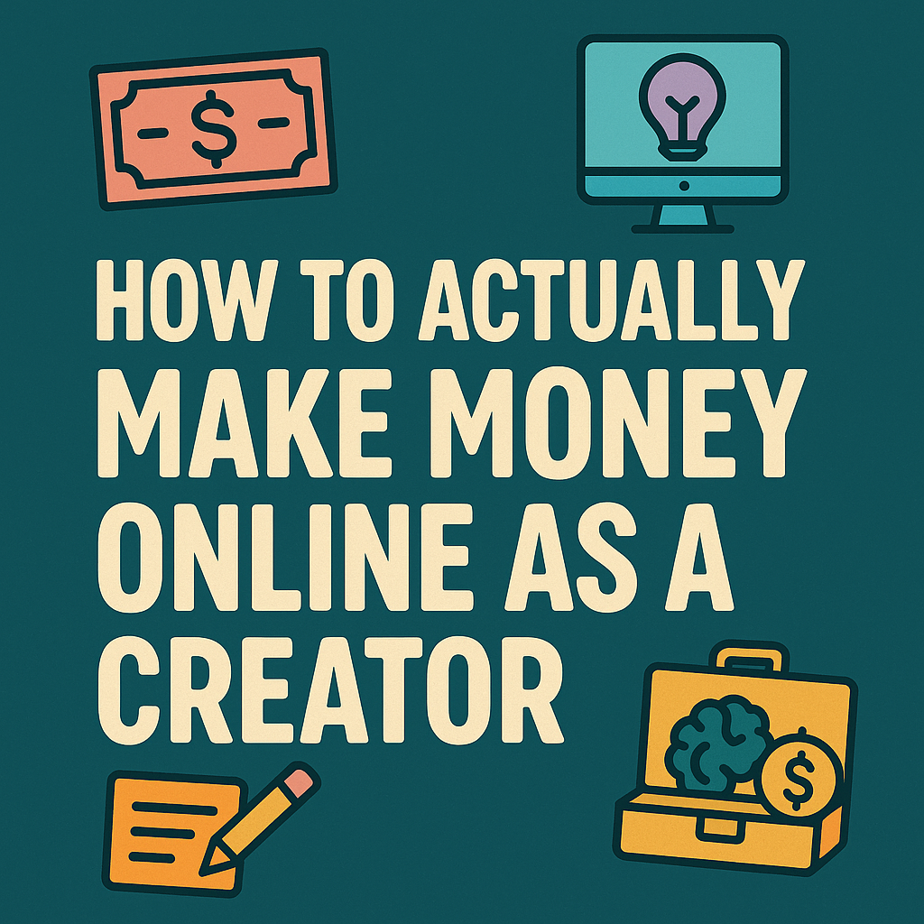 How to Actually Make Money Online as a Creator
